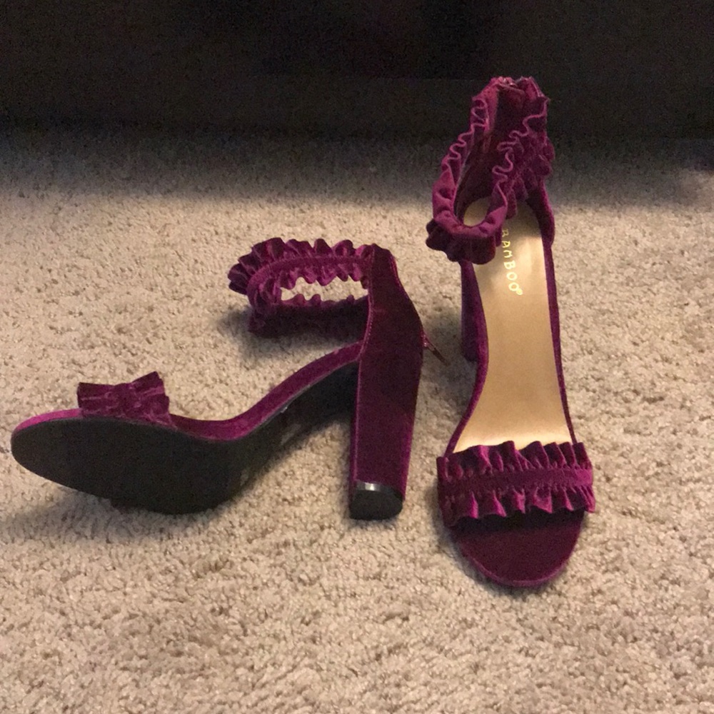 Bamboo heels from forever 21, never worn